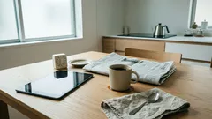 タブレットで読めるのに、父は紙の新聞を開く――朝の台所で守られていた40分